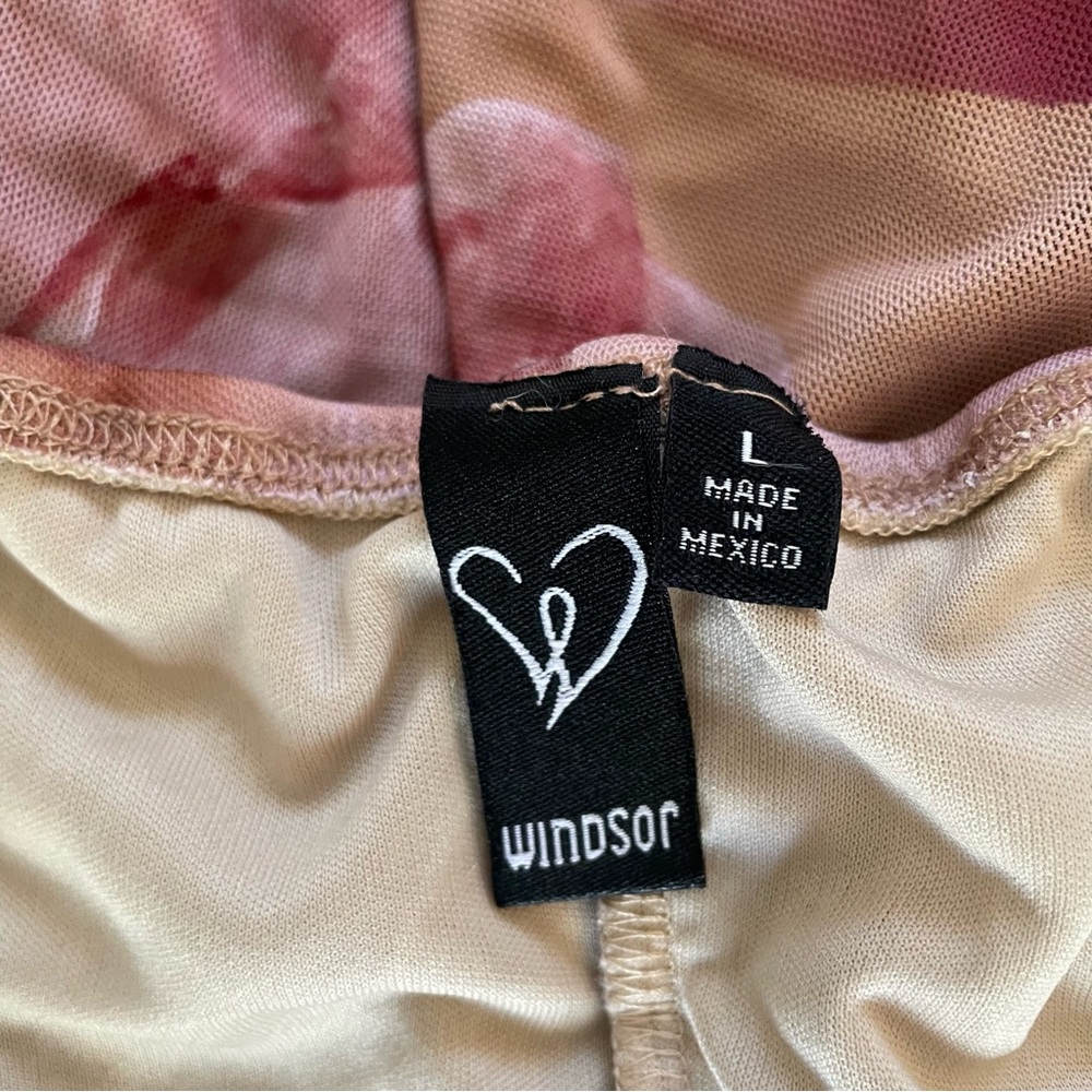 Windsor McKenzie Floral Halter Mermaid Formal Dress - Picture 5 of 8